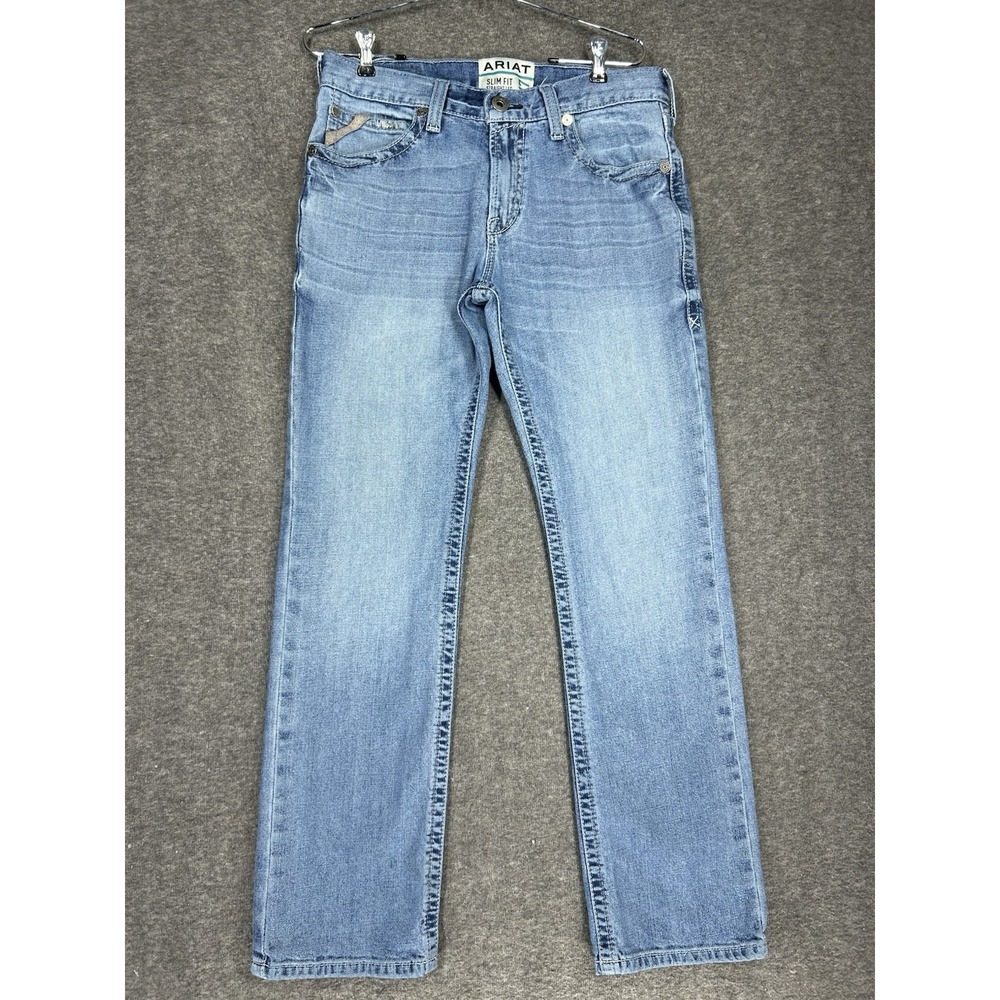 Ariat M7 Rocker Stretch Stirling Stackable Straight Leg Jean Mens 33x32 Slim fit